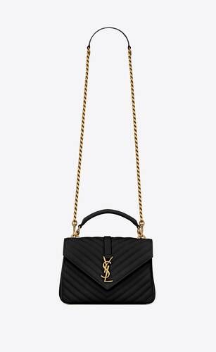 saint laurent monogram bag made with metal-free tanned leather and organic cotton lining, decorat... | Saint Laurent Inc. (Global)