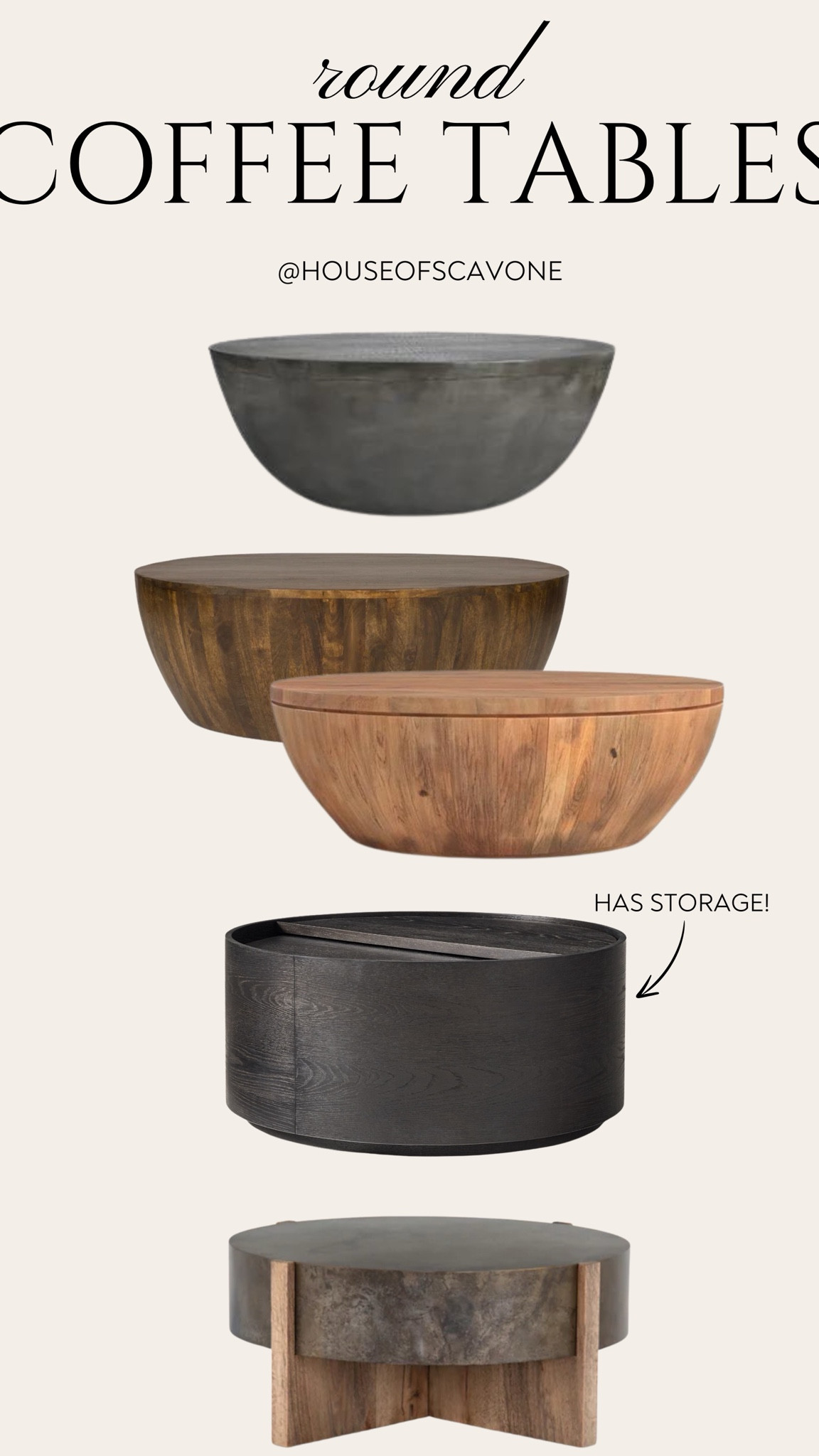 Coffee table round up for all budgets #coffeetable #coffeetables #roundtable #roundcoffeetable #coffeetableinspo #woodtable #woodencoffeetable #storagetable #livingroom #livingroominspo #livingroomfurniture

#LTKFamily #LTKHome #LTKSaleAlert