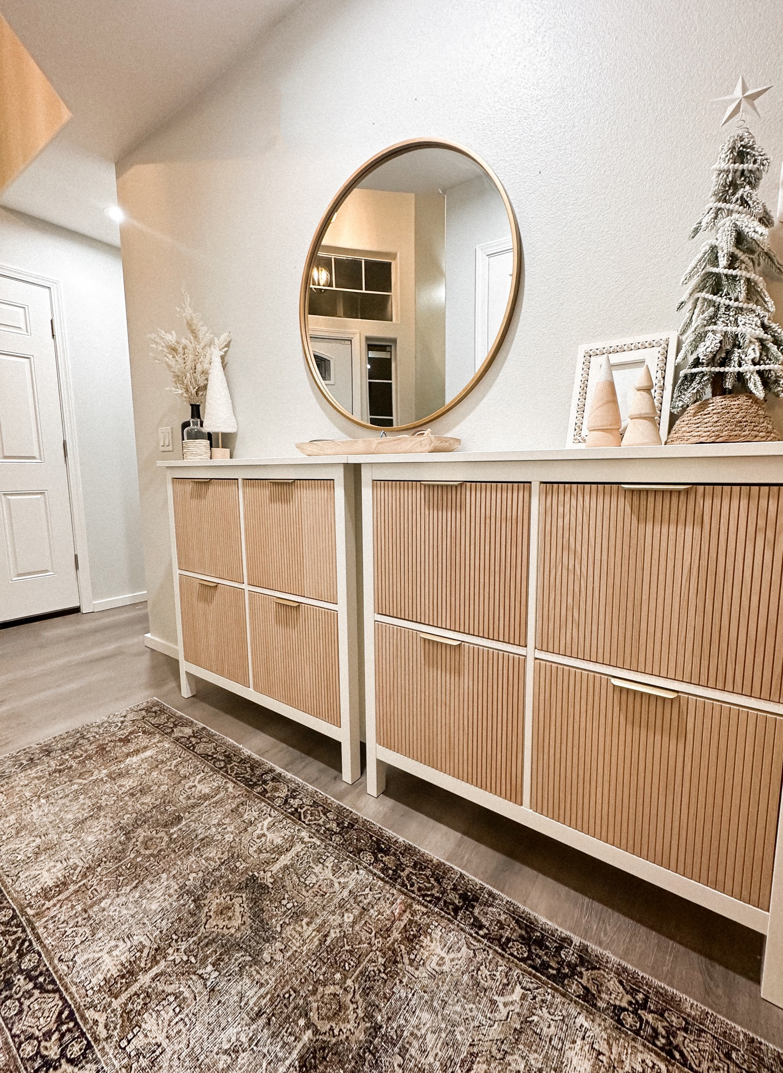 Ikea Shoe Cabinet DIY 
I used one pole wrap per cabinet
Ikea Hack
DIY 

#LTKhome