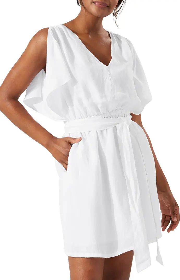 Tommy Bahama St. Lucia Split Sleeve Linen Blend Cover-Up Dress | Nordstrom | Nordstrom