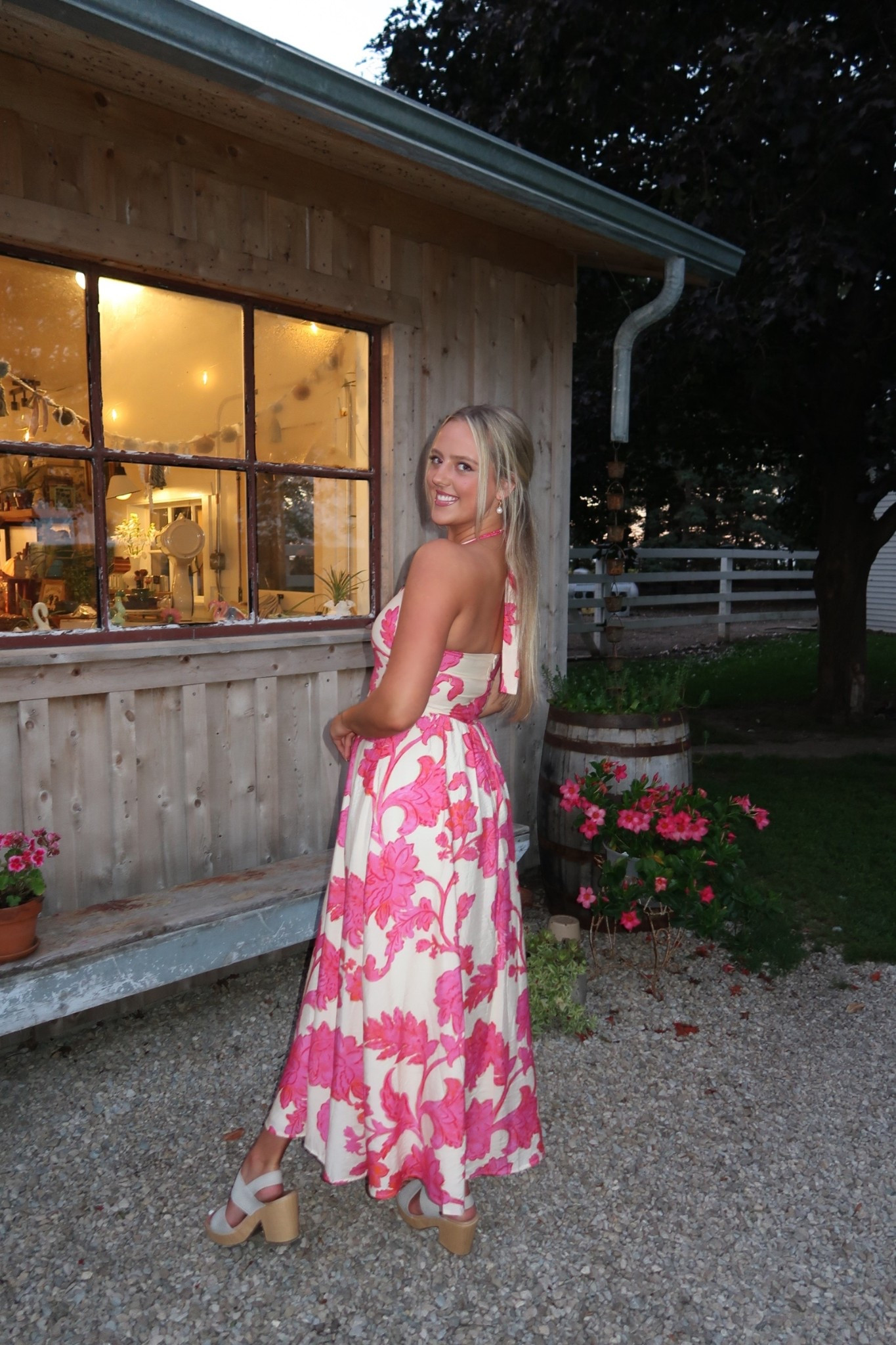 Supper on the Farm dress🌸🐄💕 from Lulu’s size Medium (I always size up for Lulu’s dresses) 

#LTKTravel #LTKSeasonal #LTKxMadewell