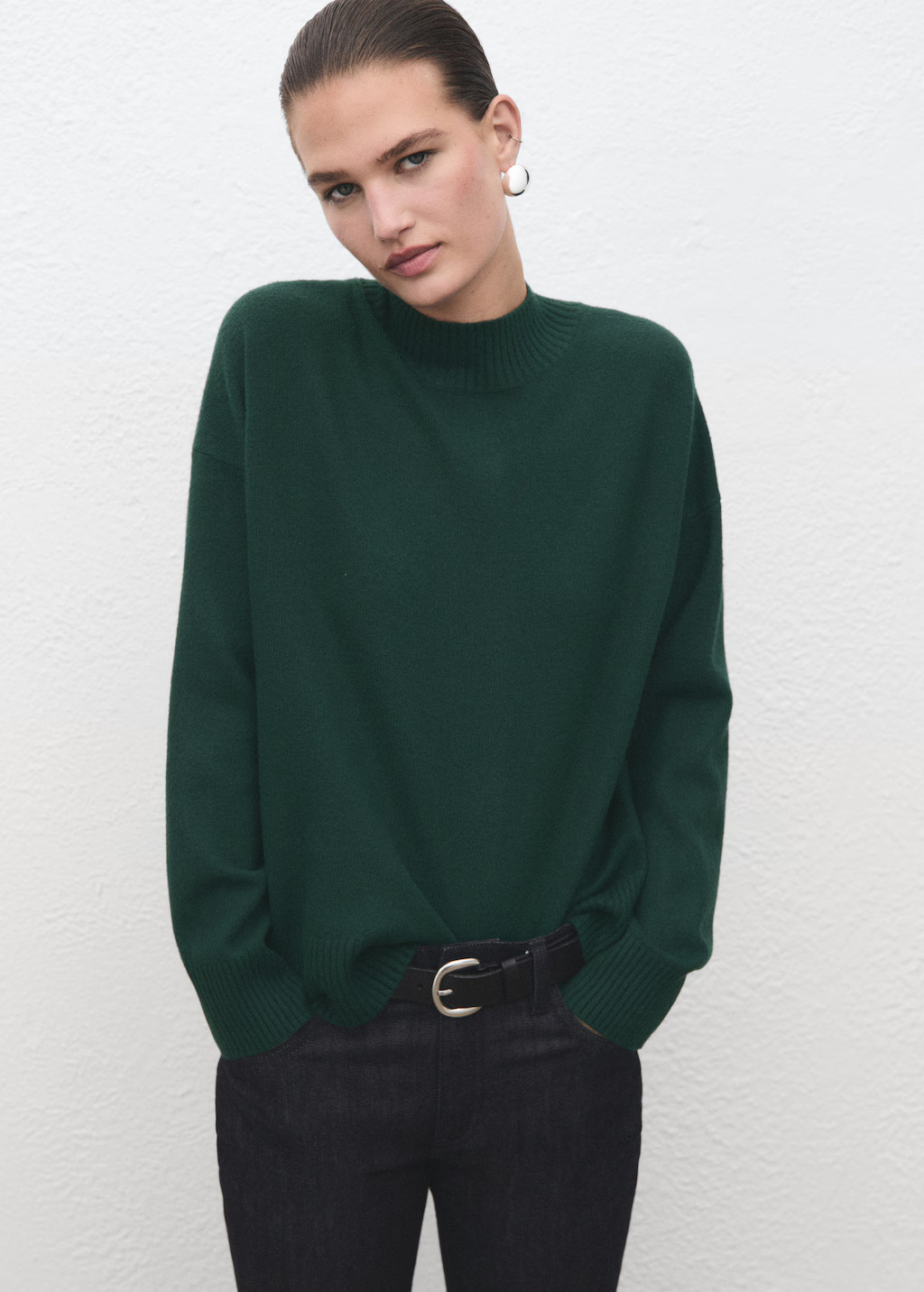 Ribbed turtleneck sweater | Mango (US/MX/AU)