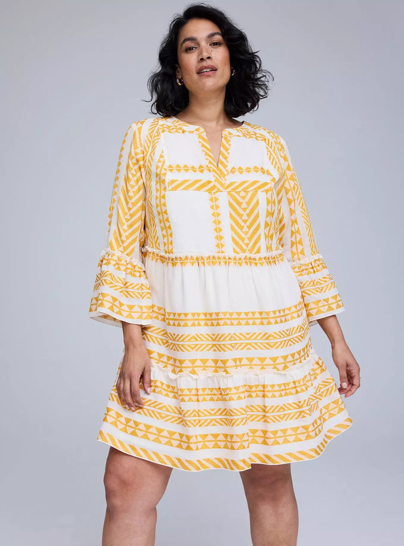 Belle Isle Bell Sleeve Mini Dress | Torrid (US & Canada)