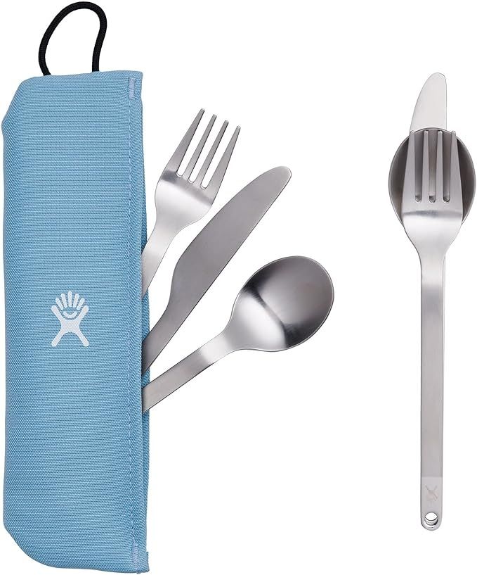 Hydro Flask Flatware Set - Stainless Steel Portable Travel Camping Dinnerware Silverware Eating U... | Amazon (US)