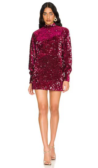 Jezabel Mini Dress in Burgundy | Revolve Clothing (Global)