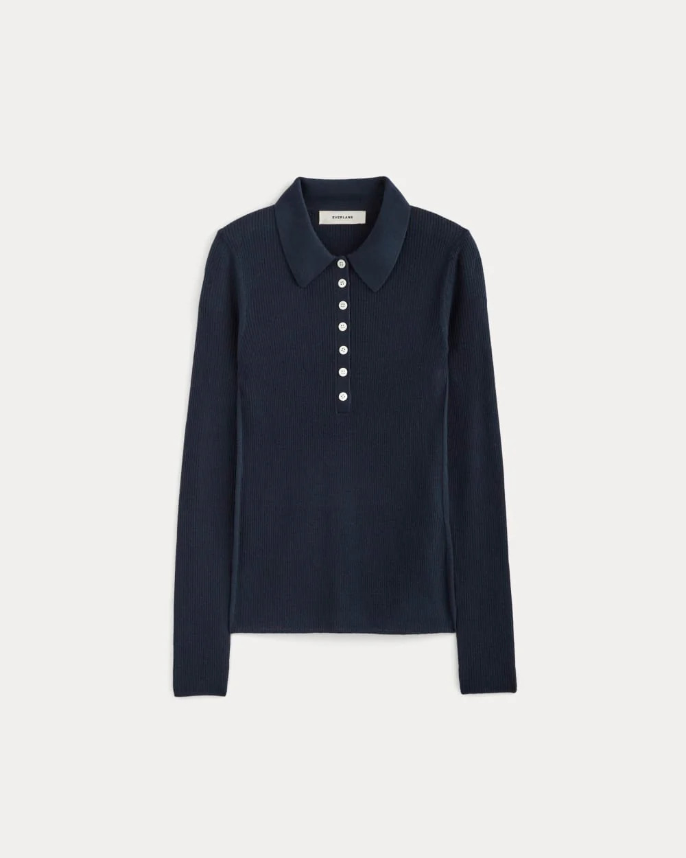 The Polo in Ultrasoft Merino | Black | Everlane
