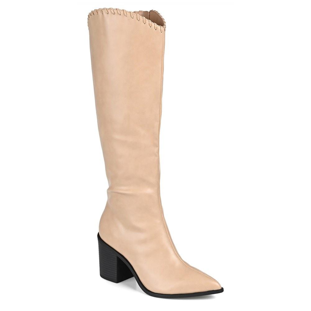 Women's Daria X-Wide Calf Block Heel Tall Boot | Famous Footwear