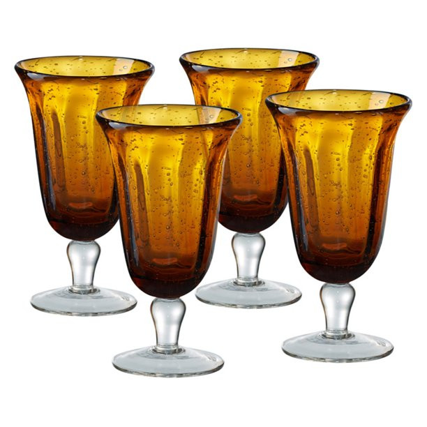 Artland Savannah Bubble Goblet - Set of 4 | Walmart (US)