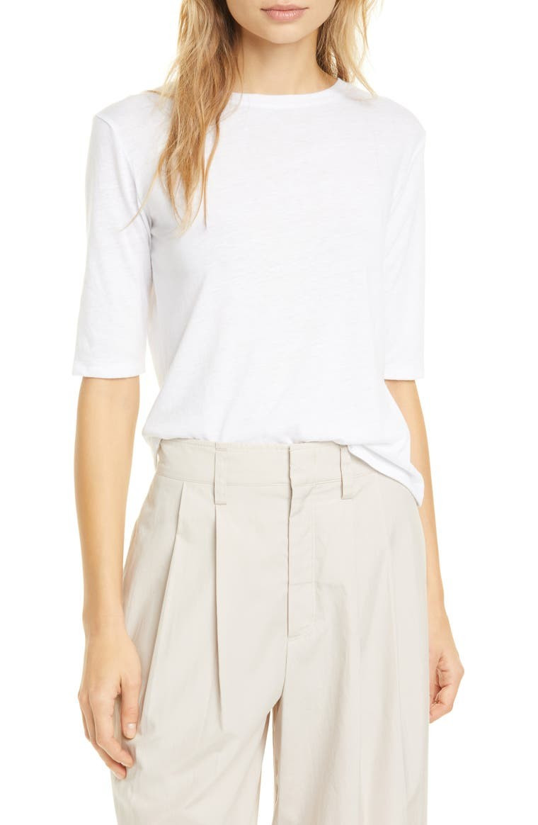 Elbow Sleeve Crewneck T-Shirt | Nordstrom