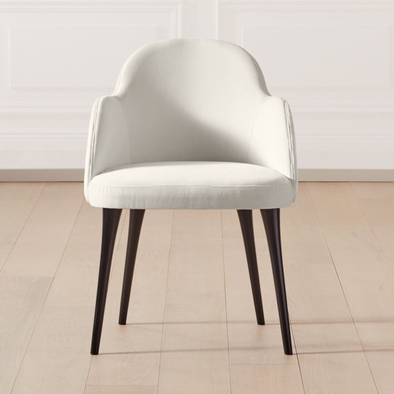 Giulia Chair Ivory + Reviews | CB2 | CB2
