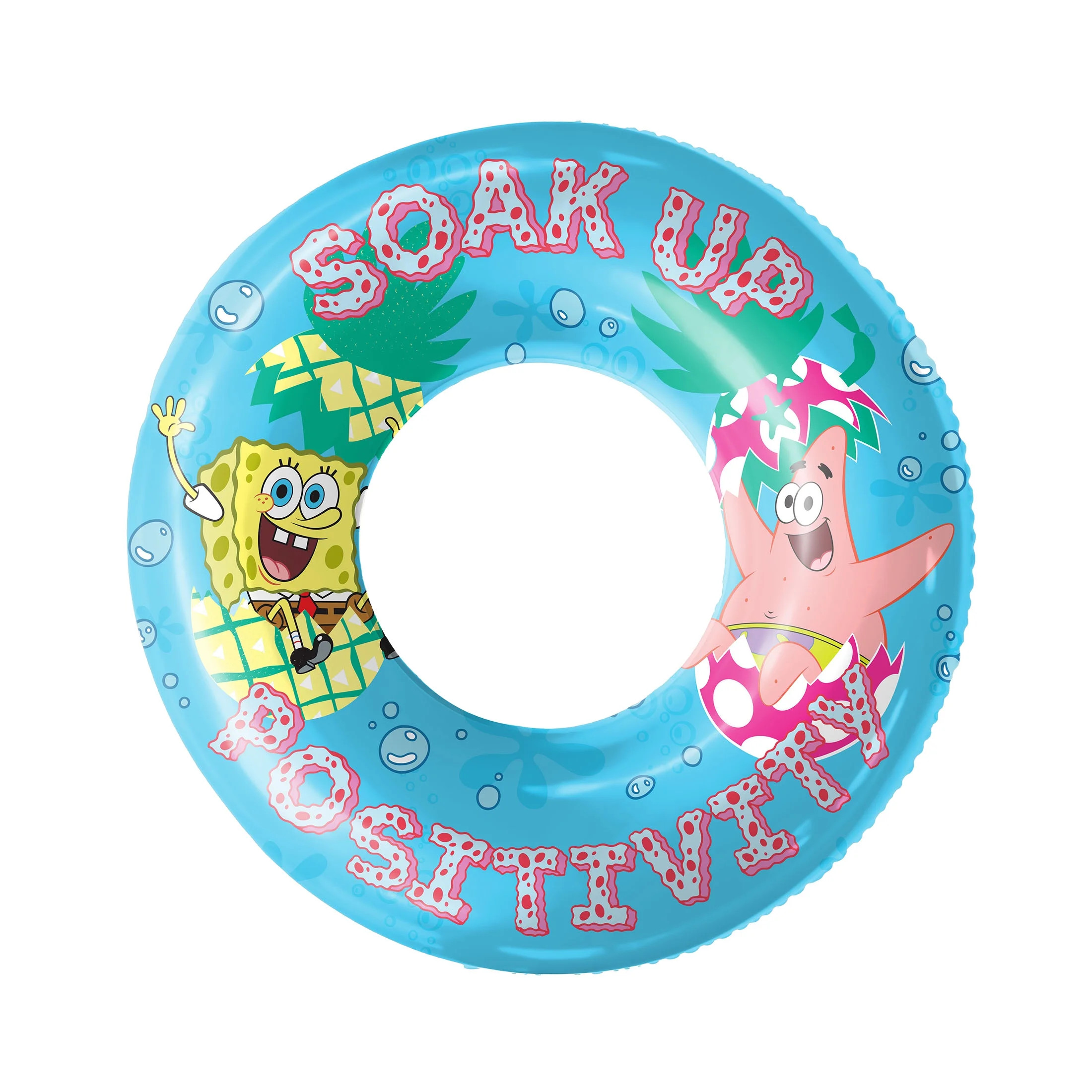 SpongeBob SquarePants 40" Inflatable Pool Ring Float for Summer Water Fun, Ages 8 to Adult | Walmart (US)