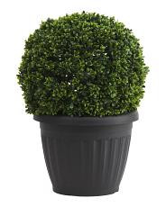 20in Uv Resistant Led Lit Boxwood Drop In Topiary | TJ Maxx