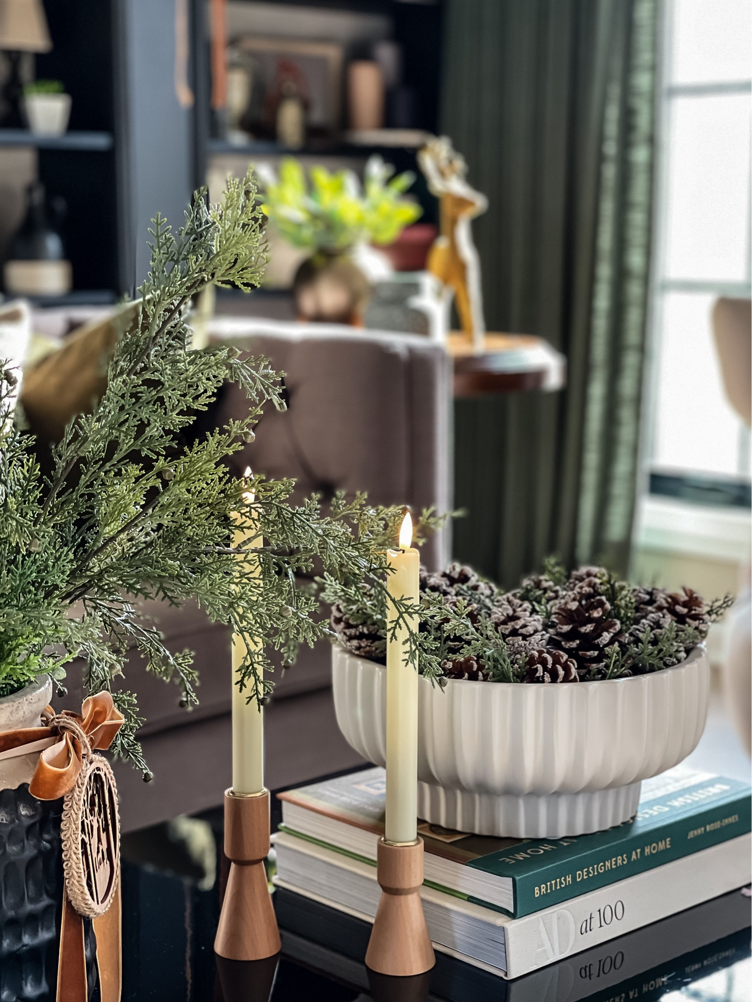 Coffee table holiday decorr

#LTKSeasonal #LTKHoliday #LTKhome