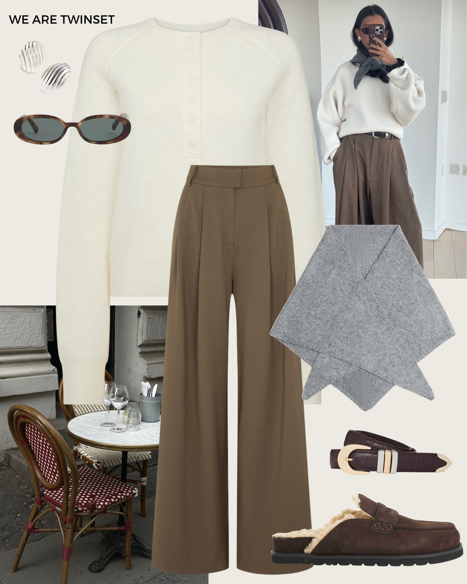 Winter outfit inspo 🍂 Winter outfit | Massimo Dutti | H&M | Zara | suede shoes | statement necklace | barrel leg jeans | trench coat | leather jacket | leather boots 

 #LTKuk #LTKwinter #LTKstyletip