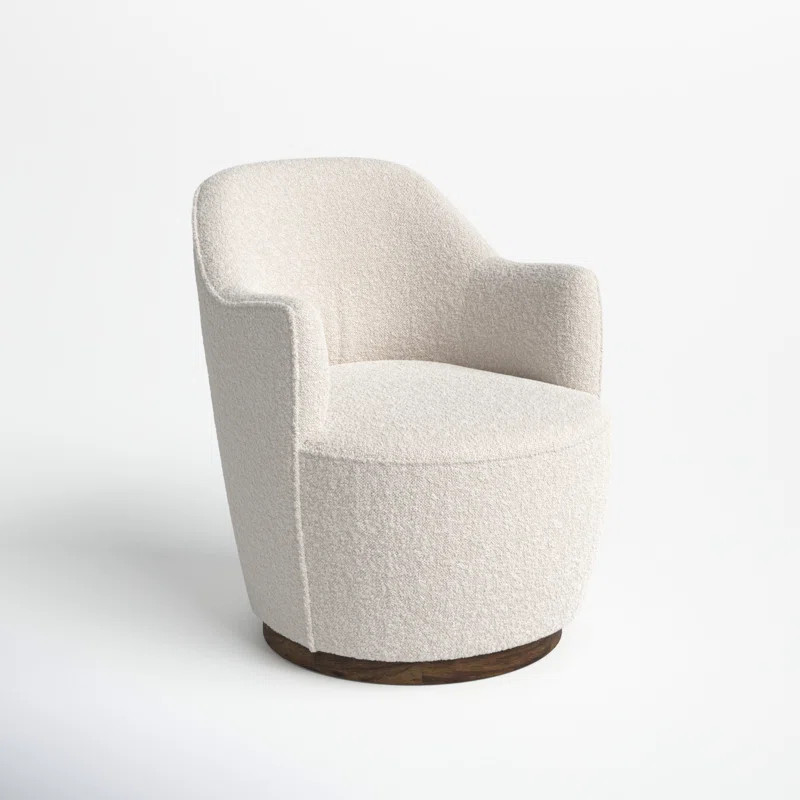 Corson Upholstered Swivel Armchair | Wayfair North America