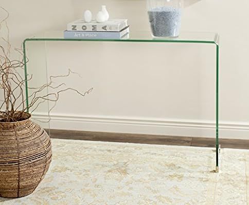 Safavieh Home Collection Ambler Clear Console Table | Amazon (US)