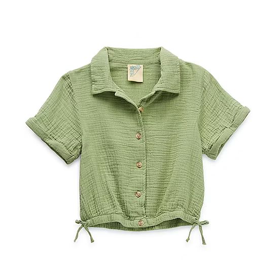 Thereabouts Little & Big Girls Short Sleeve Camp Shirt | JCPenney