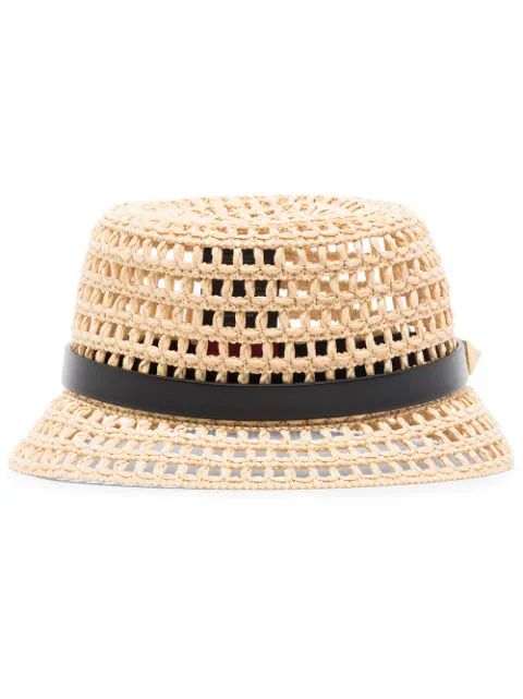 Roman Stud woven bucket hat | Farfetch (AU)