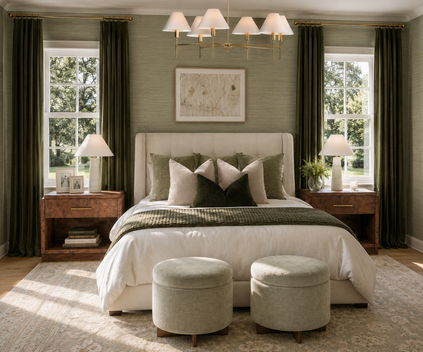 A room wrapped in comfort and shades of green 

#bedroom #homedecor

#LTKSaleAlert #LTKHome