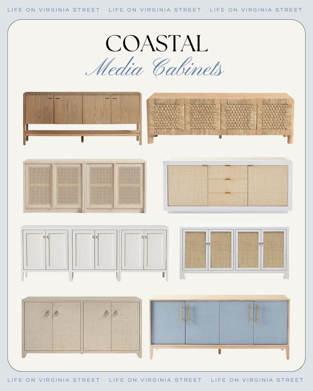 Coastal media cabinets 🙌🏻🙌🏻

#LTKdayinmylife #LTKHome #LTKSeasonal