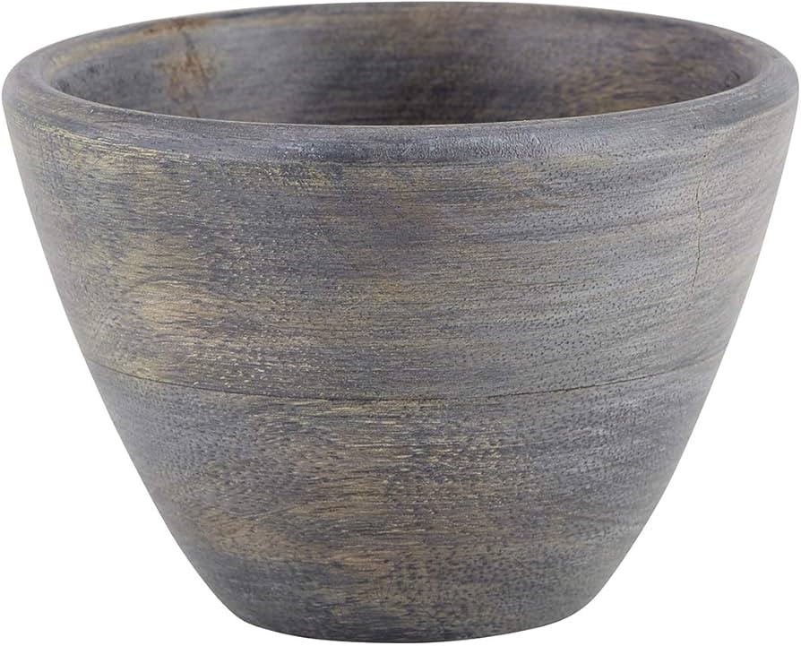 47th & Main Creative Brands French Bowl, Small, Grey Wood | Amazon (US)