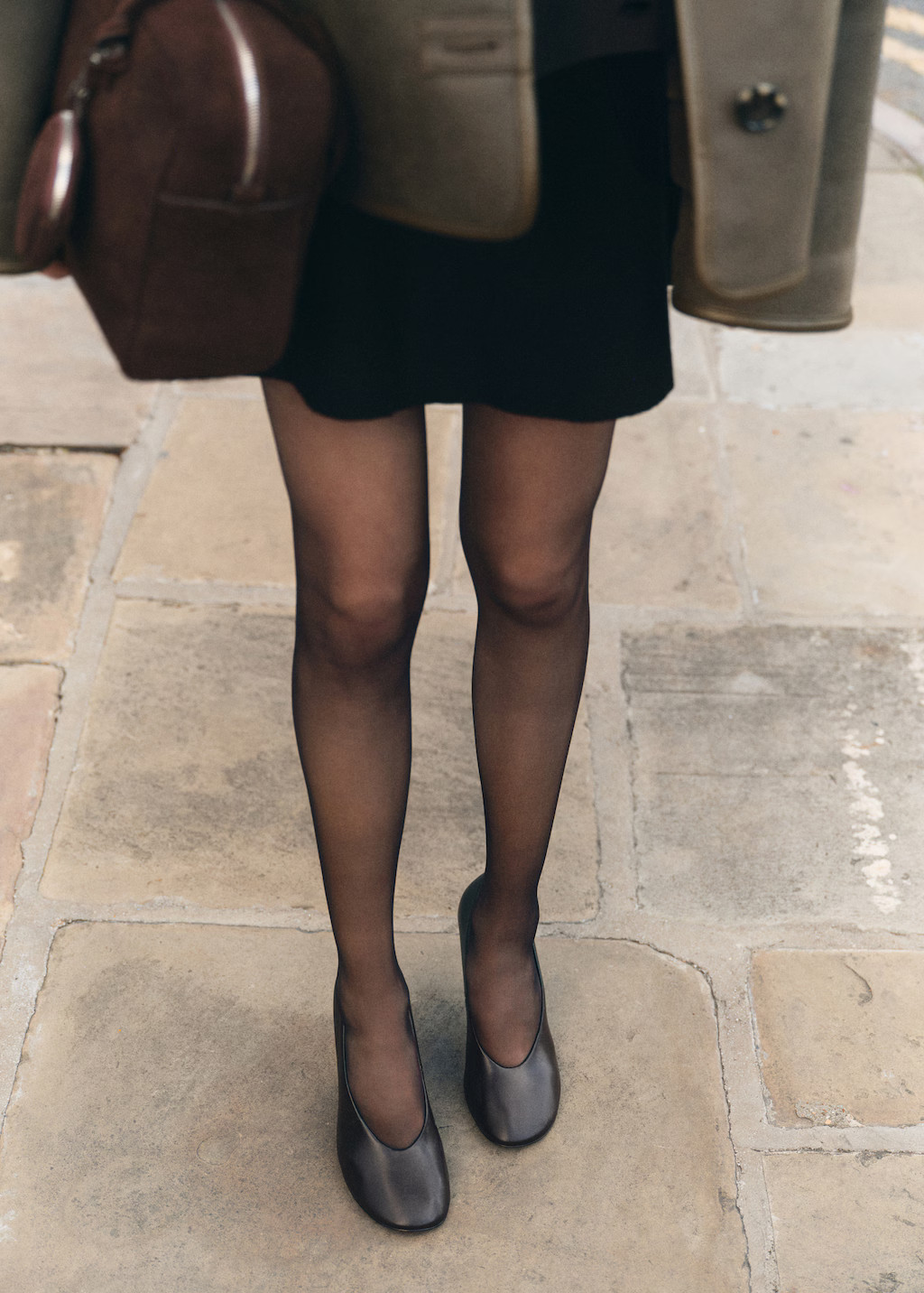 Round-toe leather high-heeled shoes - Women | MANGO USA | Mango (US/MX/AU)