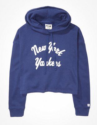 Tailgate Women's New York Yankees Cropped Hoodie | American Eagle Outfitters (US & CA)