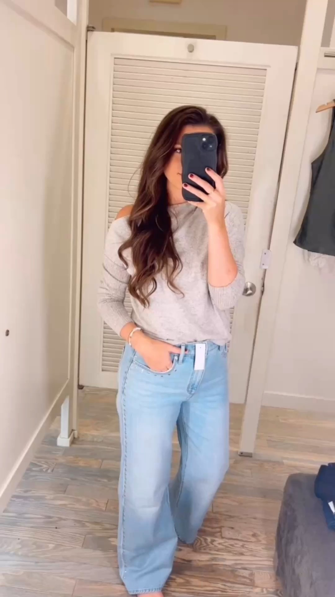 // Loft outfits - 50% off sale and an extra 15% off!! wearing a small in all tops and then 26-27 in denim // 

#LTKCyberWeek #LTKHoliday #LTKGiftGuide