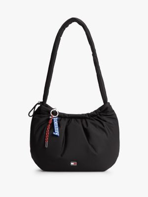 Tommy Hilfiger Women's Tommy Jeans Charm Shoulder Bag - Black | Tommy Hilfiger (US)