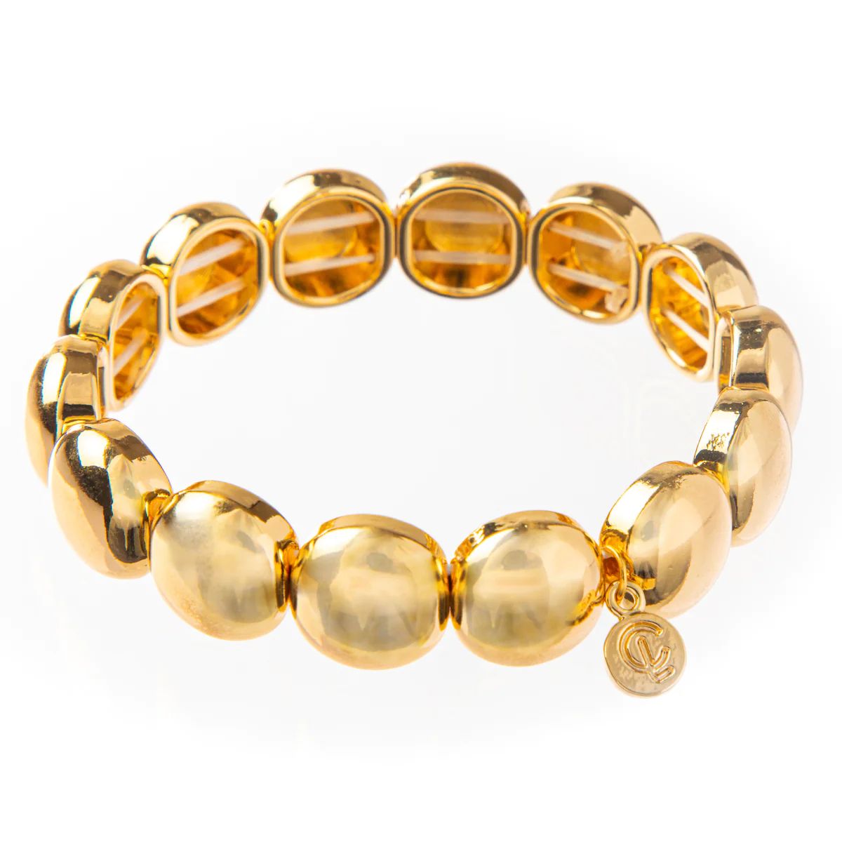 Bubble Bracelet- Gold 10mm | Caryn Lawn
