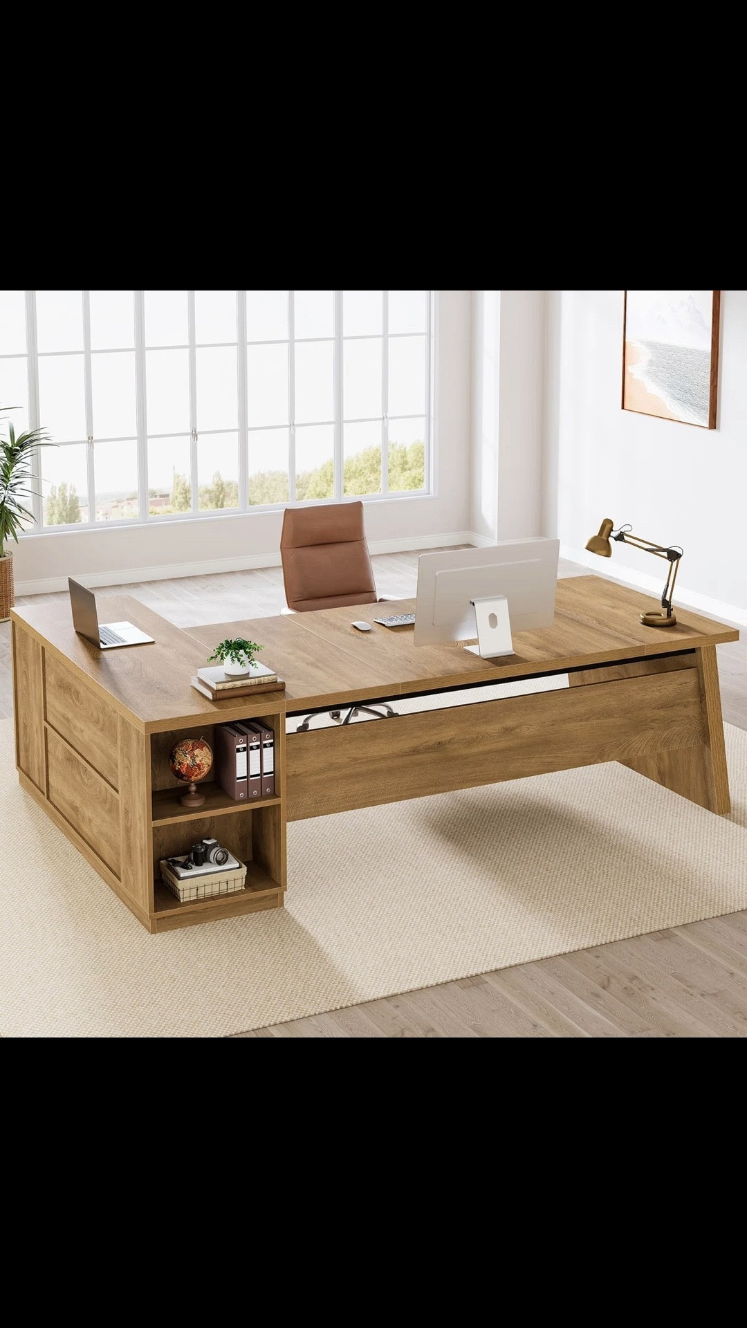 78 Inch L Shaped Large Executive Desk, Corner Home Office Desk

#LTKmomlife #LTKfitnessgoals #LTKgrwm