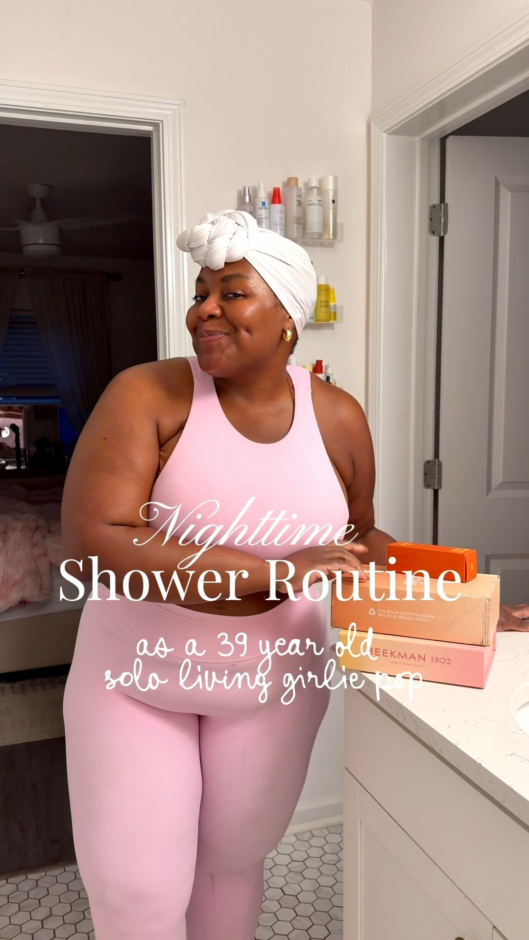 nighttime shower routine with some new products added to the lineup  

set XXL in both pieces

#LTKPlusSize #LTKBeauty