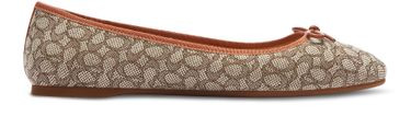 Abigail mini Signature jacquard ballet flat - COACH | 24S (APAC/EU)