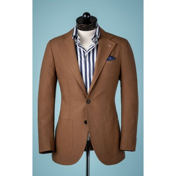Minnis - Tobacco Linen - Neapolitan Cut Suit | SPIER & MACKAY | SPIER & MACKAY
