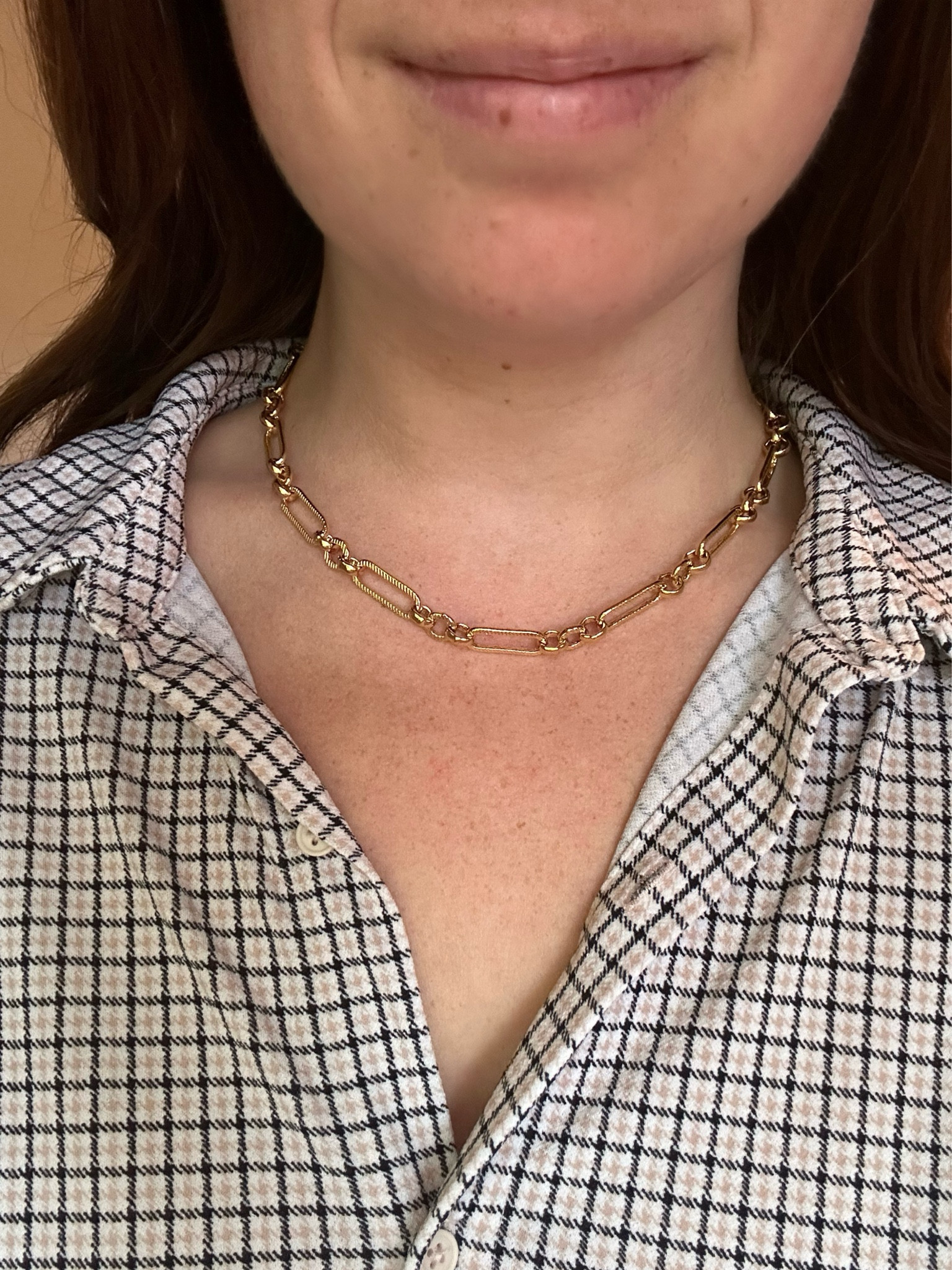Obsessed is an understatement!! Absolutely love this gold Figaro Chain Necklace from Abbott Lyon! You are even able to personalize it with your initial! @abbottlyon #AbbottLyon

#LTKworkwear #LTKfindsunder100