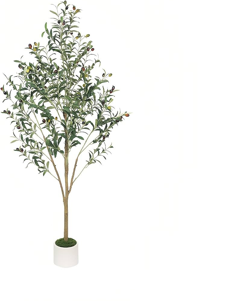 Olive Trees Artificial Indoor 5FT - Faux Olive Tree with Realistic Branches and Fruits - Potted S... | Amazon (US)