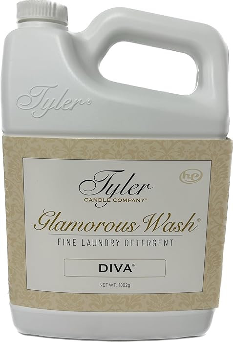 Tyler Glam Wash Laundry Detergent, Diva, Liquid, 64 Fl Oz (Half Gallon) HE Safe | Amazon (US)