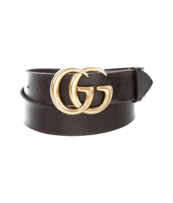 Gucci Marmont GG Leather Belt Black Gucci Marmont GG Leather Belt | The RealReal