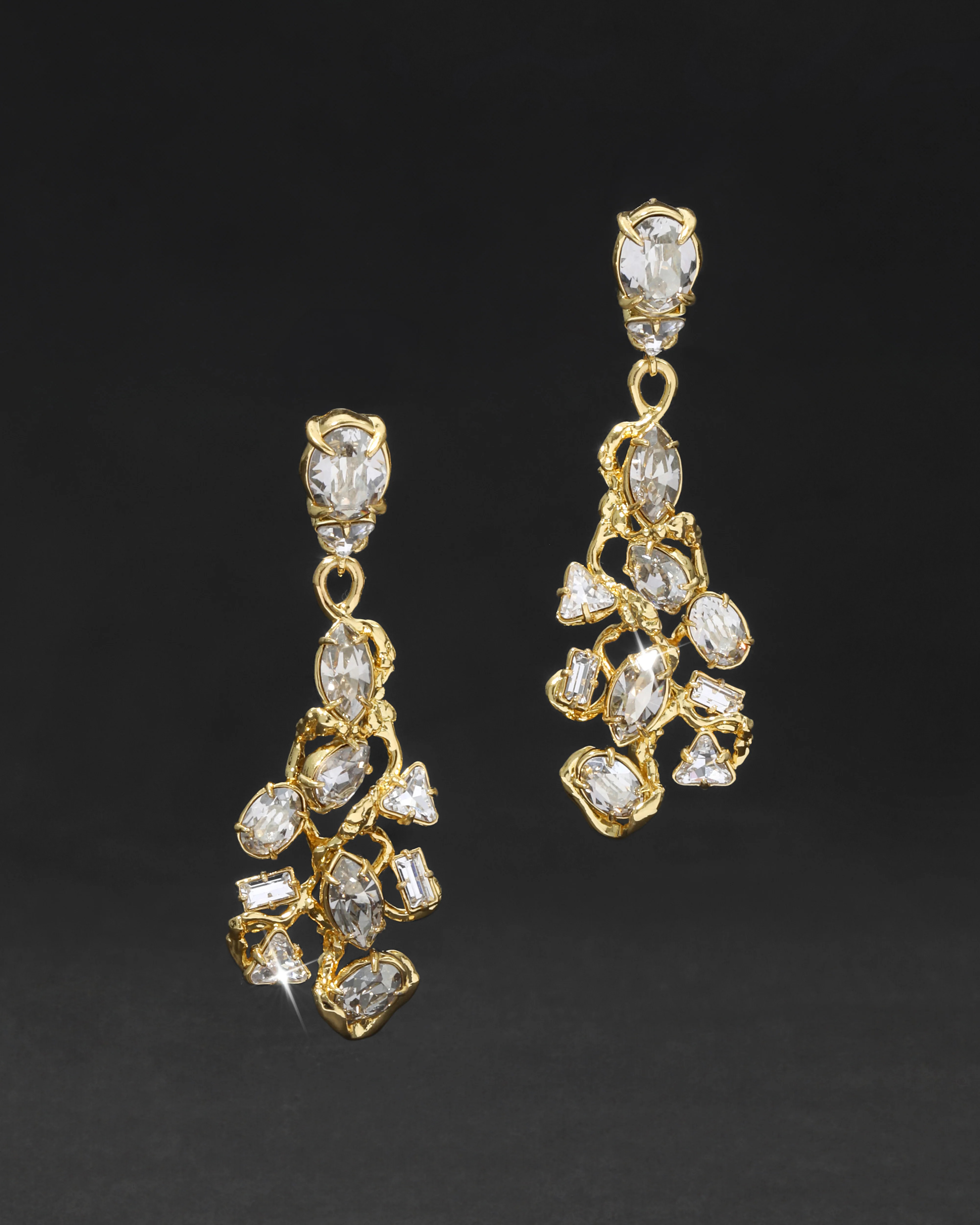 Éclat Crystal Studded Leverback Drop Earring | Alexis Bittar
