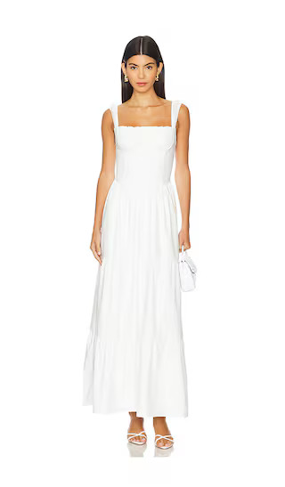 Maeve Maxi Dress in White Vacation Dress White Spring Dress White Dress Outfit Revolve Vacation 2025 | Revolve Clothing (Global)