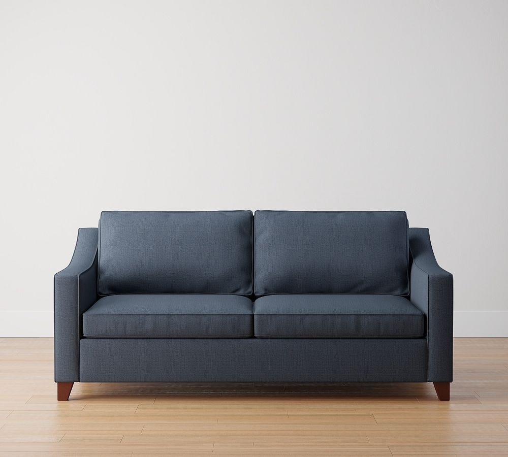 Cameron Slope Arm Upholstered Sofa | Pottery Barn (US)
