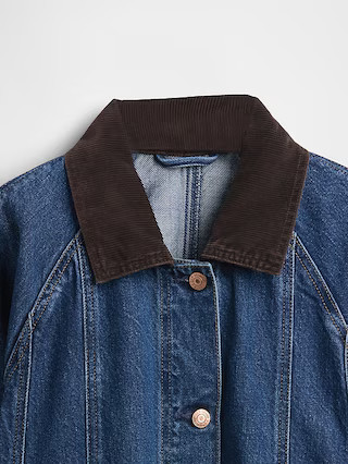 UltraSoft Denim Swing Chore Jacket | Gap (US)