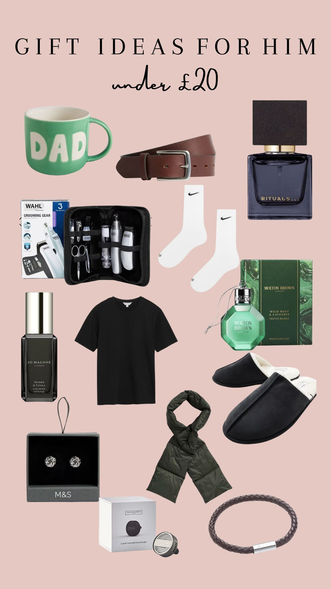 Gift ideas for HIM £20 and under, stocking filler ideas, affordable gift ideas, gifts for him, gifts for boyfriend, gifts for dad, gIfts for brother, gifts for friend, cute gift ideas, trending gifts, personalised gifts
 

 #LTKuk #LTKmens #LTKgiftguide