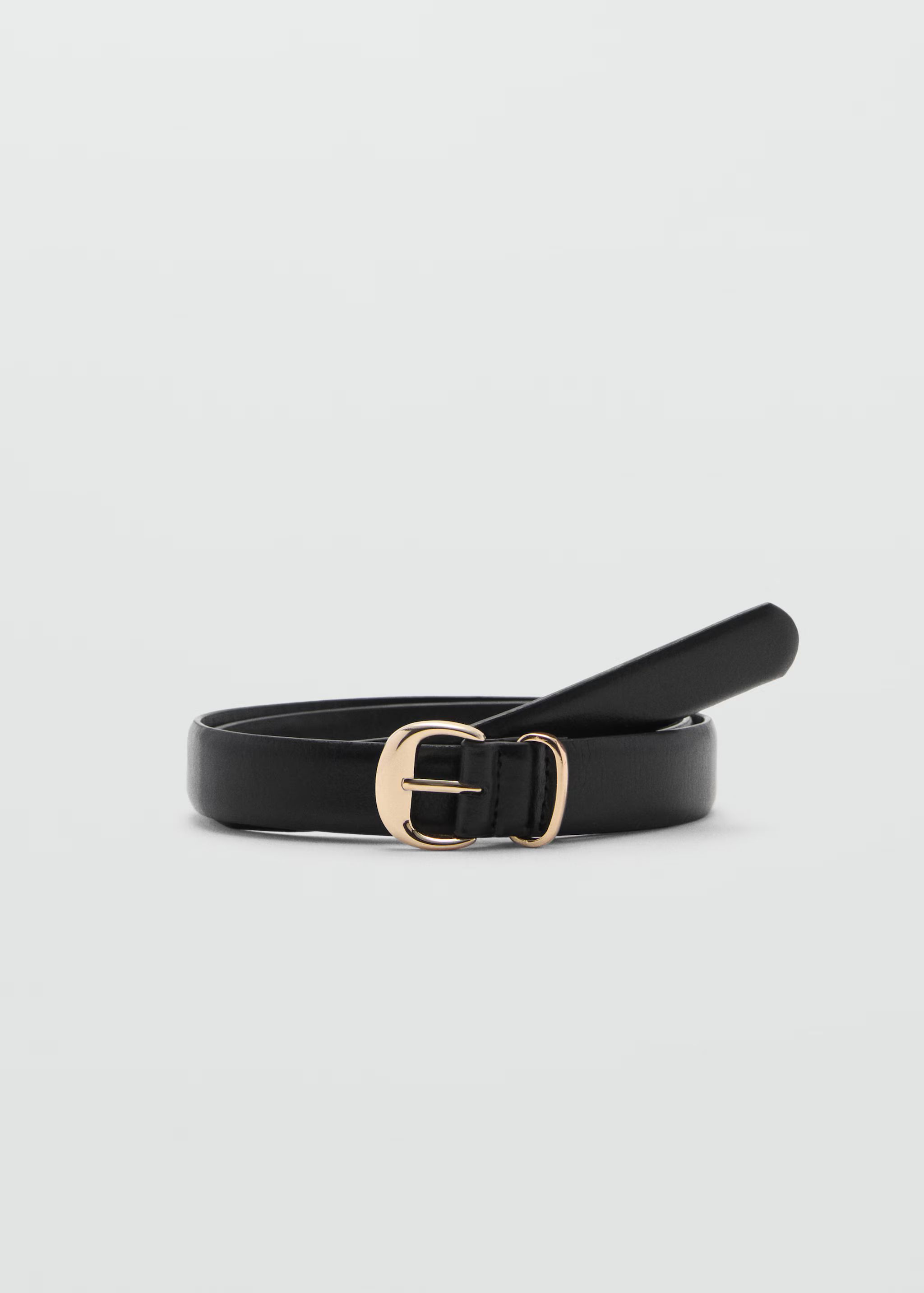 Metal buckle belt - Woman | MANGO USA | MANGO (US)