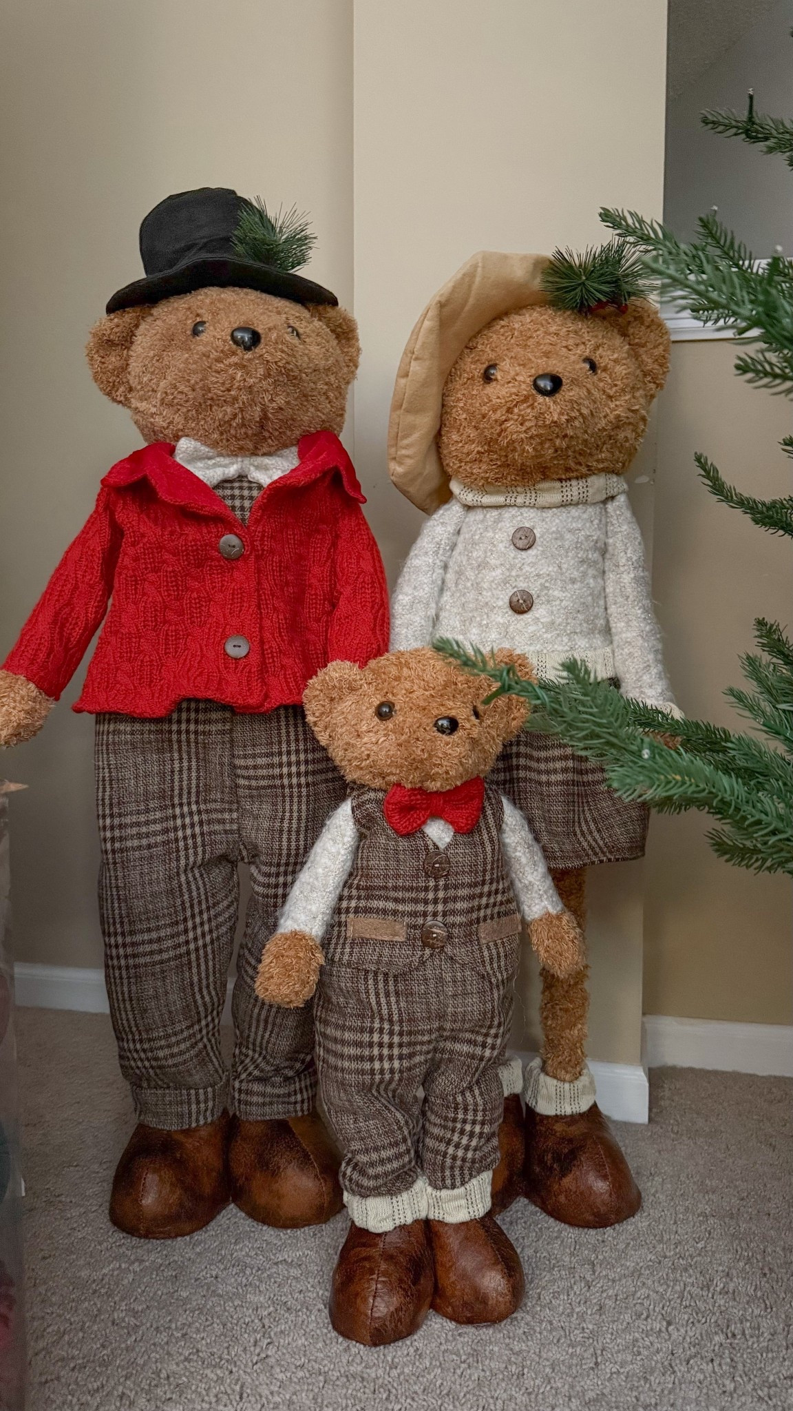 Loving these bears! (Not pictured the little girl bear since we don’t have a daughter lol) it looks like they are sold out but they still may be available in your area for pickup! 