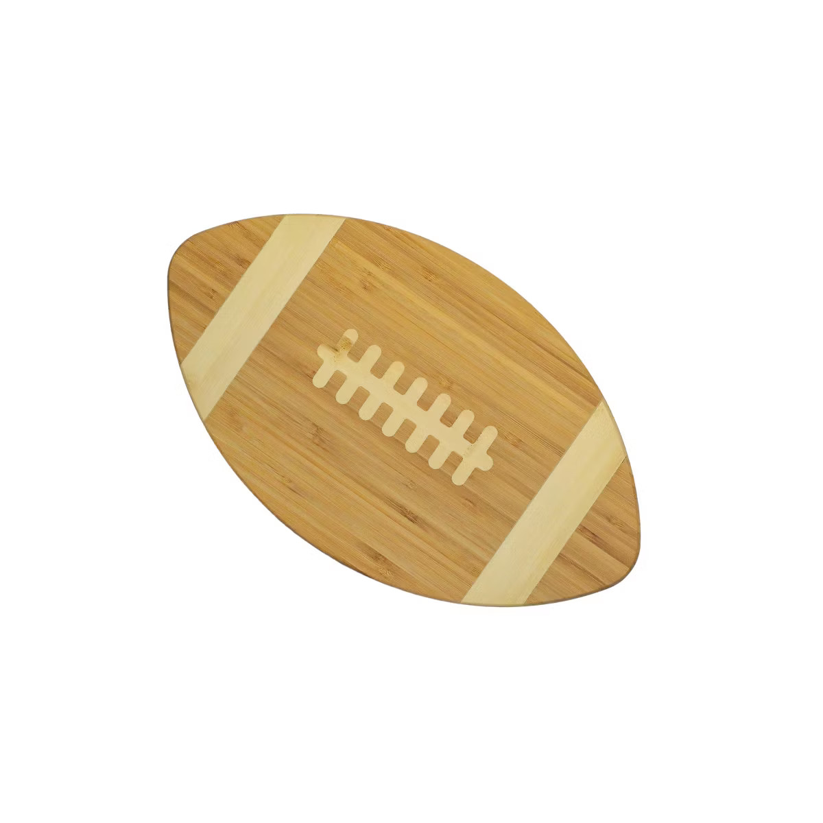 Slickblue Football Shaped Bamboo Cutting Board, 15” x 8.5” - Game Day Food Prep & Serving | Target