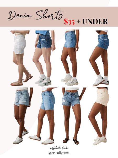 Denim shorts on sale at American Eagle - $35 + under! 

White denim shorts // distressed jean shorts // mid length jean shorts // short denim shorts // distressed denim shorts // tan denim shorts 

#LTKFindsUnder50 #LTKSeasonal #LTKSaleAlert