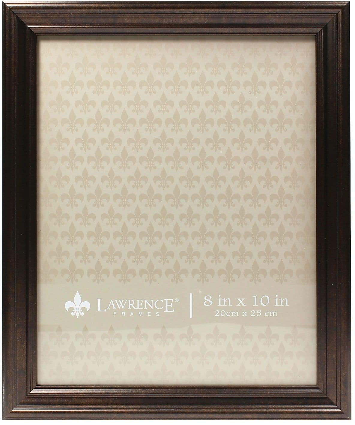 Lawrence Frames 535580 Bronze 8x10 Classic Detailed Oil Rubbed Picture Frame | Amazon (US)