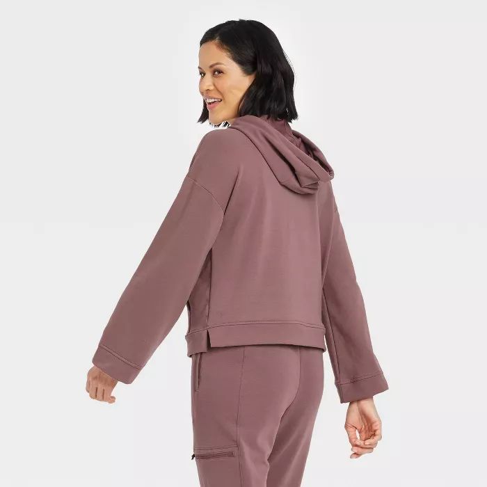 Women's Bell Sleeve Hooded Sweatshirt - All in Motion™ | Target