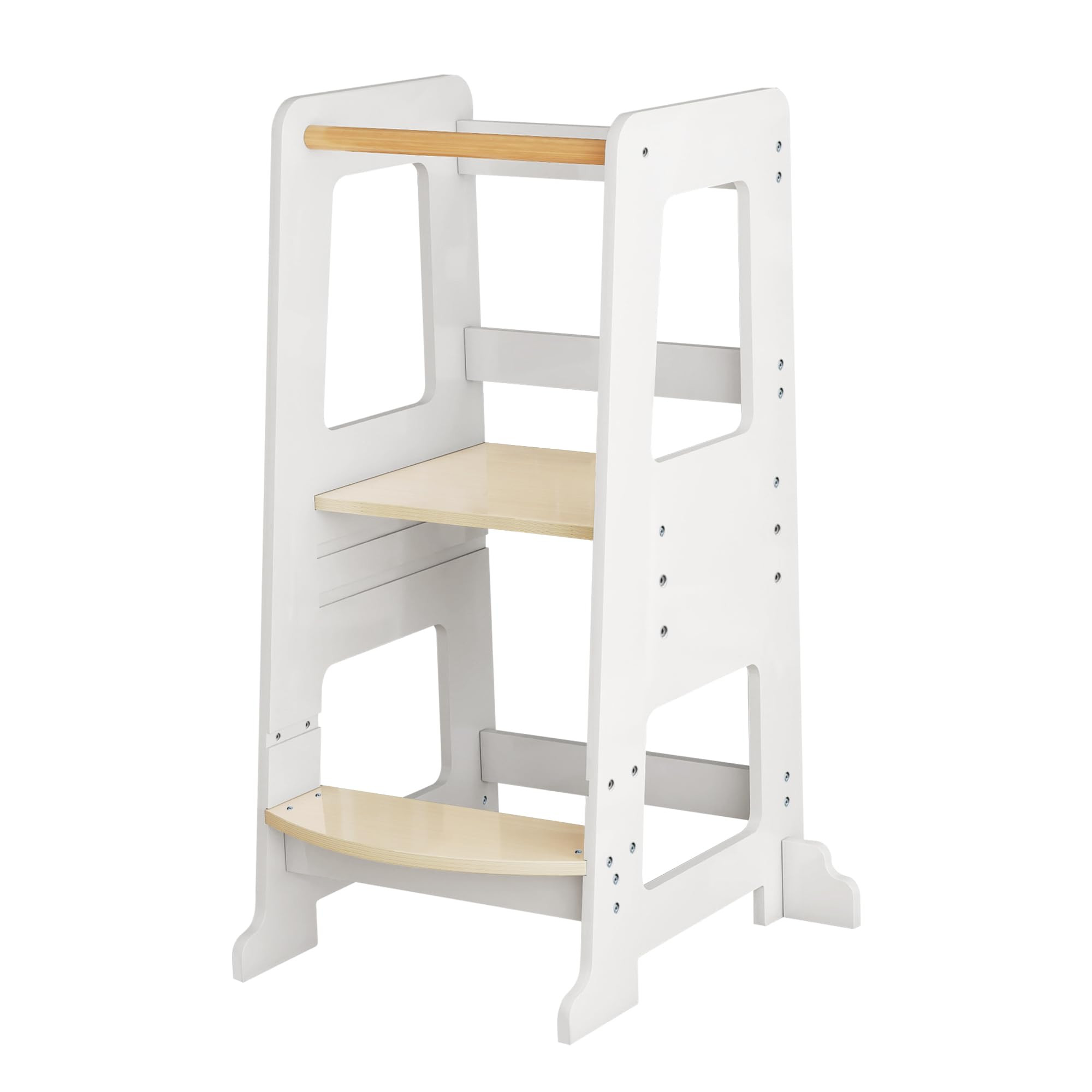 TaoHFE Toddler Tower Kitchen Help,Adjustable Wood Toddler Standing Tower for Baby,Toddler Tower A... | Amazon (US)